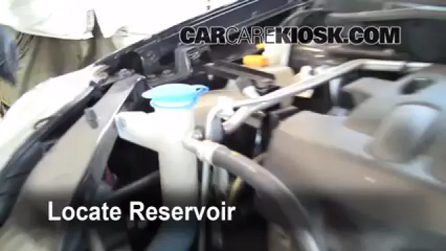2008 Nissan Sentra S 2.0L 4 Cyl. Líquido limpiaparabrisas Agregar líquido